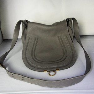 Grey Chloe Saddle Bag ( TAGS & RECEIPt)